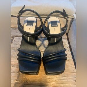 Dolce Vita Black Strappy Heels
